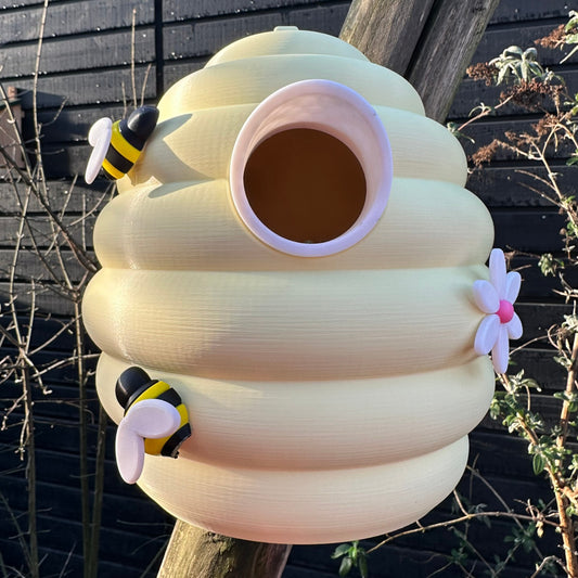 BirdieBoxx Honey Edition – 3D Geprint Vogelhuisje – Bijenkorf Design